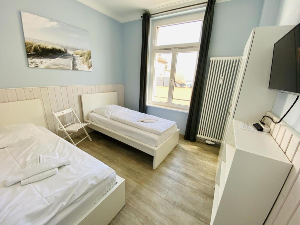 Berringer, Knurrhahn, Direkt An Der Promenade Apartamento Rostock Exterior foto